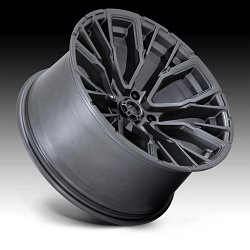 Fuel Rebar 5 D848 Matte Gunmetal Custom Truck Wheels 2